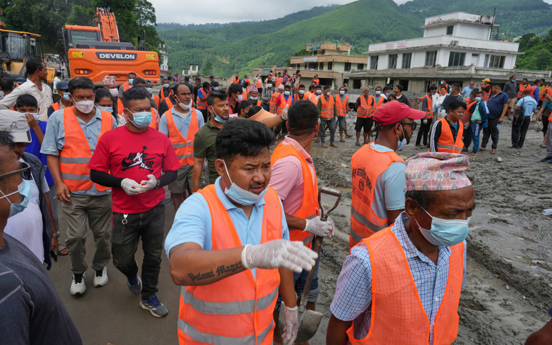 Hundreds of workers feared stuck in hydropower tunnels as Nepal flood deaths cross 900