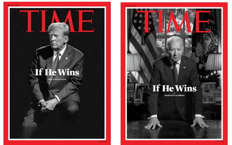 Time magazine betrays its tilt in Biden, Trump interviews