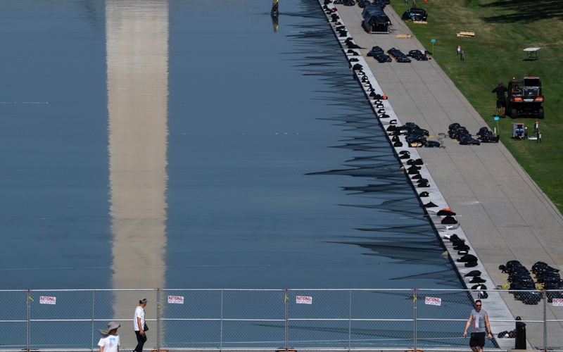 Trump's administration won't seek new bids to repair the Lincoln Memorial Reflecting Pool