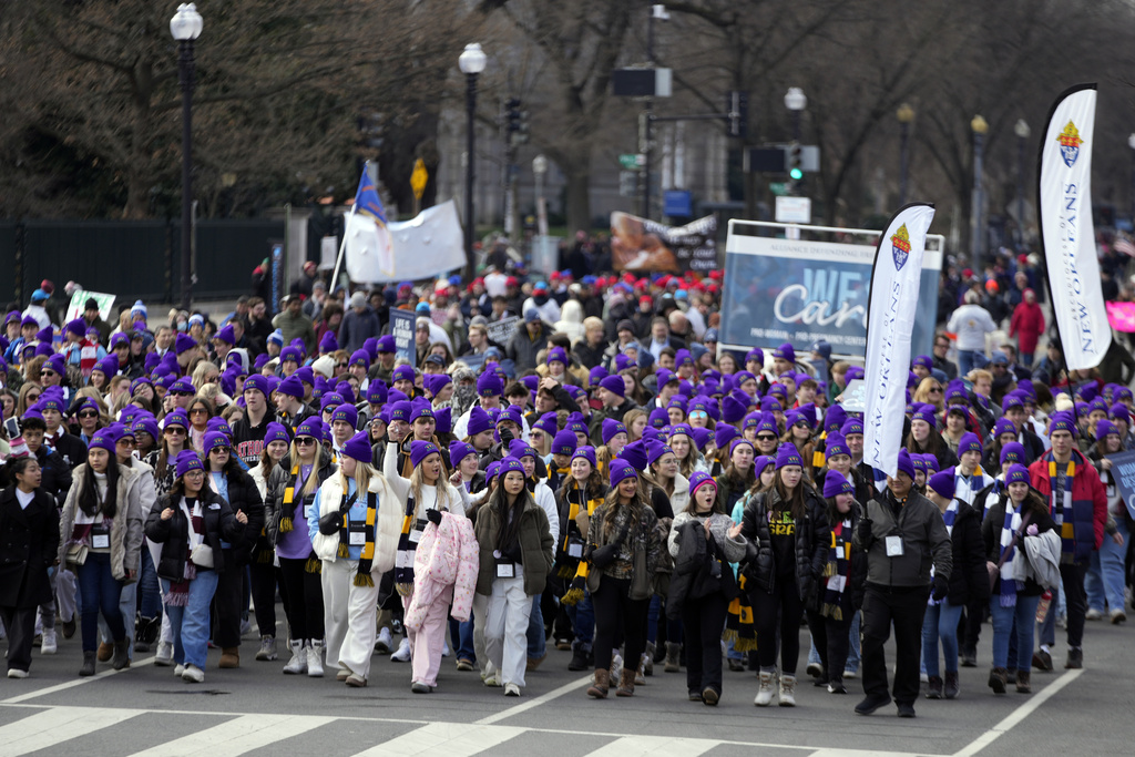 Trump and Vance join March for Life pro-life activists