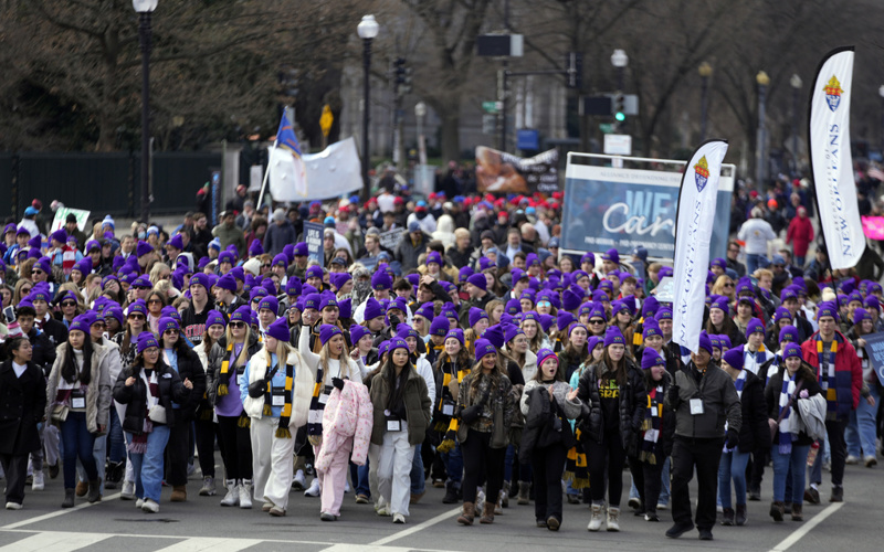 Trump and Vance join March for Life pro-life activists