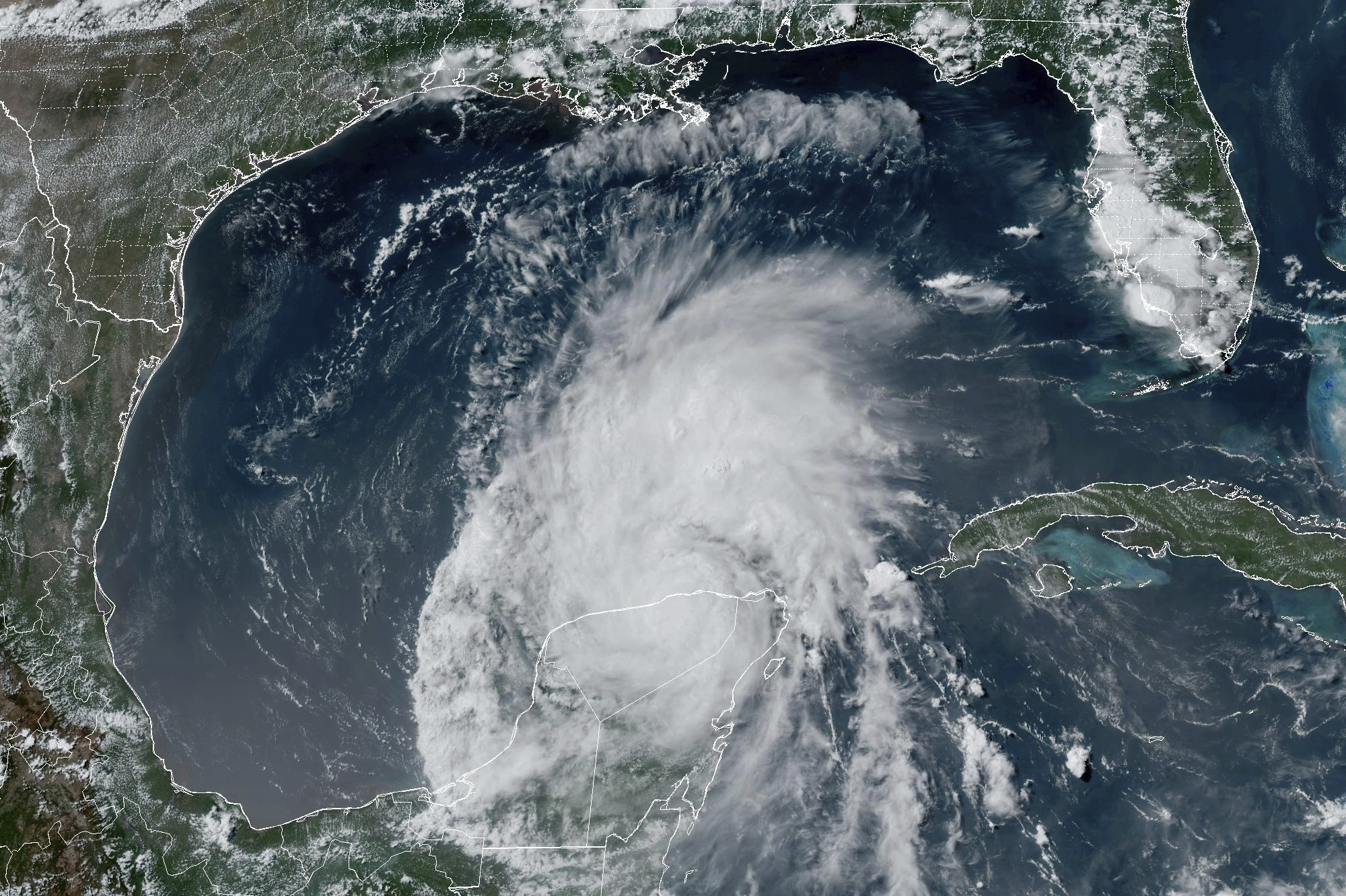 Beryl moves over Mexico’s Yucatan Peninsula as Texas officials urge coastal residents to prepare