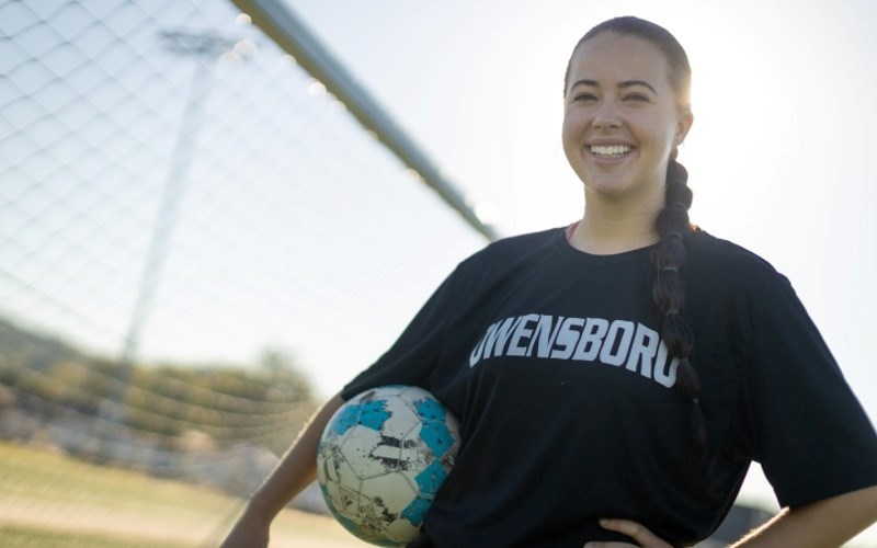 Collegiate soccer player off the bench in battle to protect women's sports