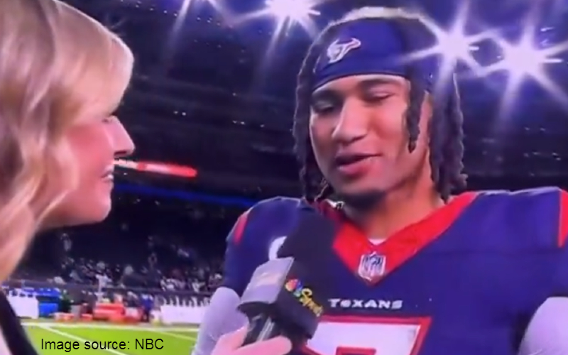 Texans QB Stroud reminds NBC, and America, God has not been forgotten