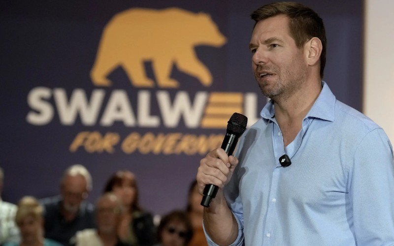 Which party benefits more from Swalwell's campaign collapse remains to be seen