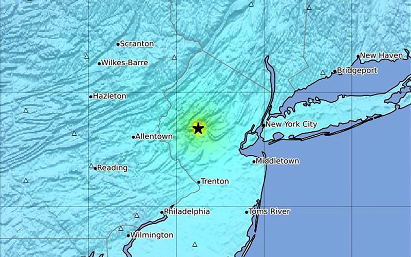 Earthquake rattles much of the Northeast