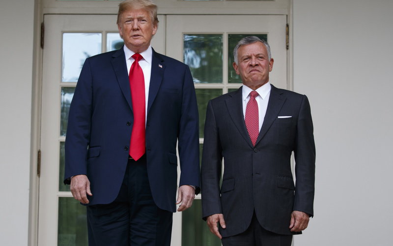 Trump hosts Jordan's King Abdullah II as he escalates pressure on Hamas terrorists