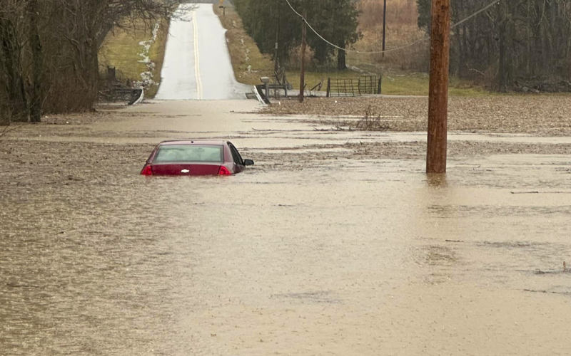 Dangerous flooding hits US Southeast as snow and frigid cold forecast for Northeast and Plains