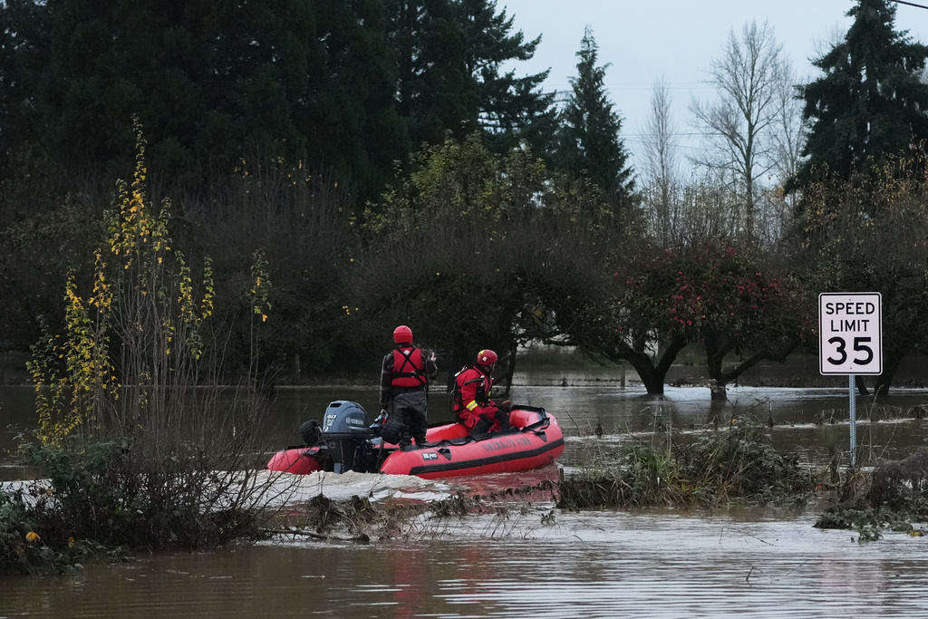 Thousands in Washington state could face evacuations as rain continues to pound the region