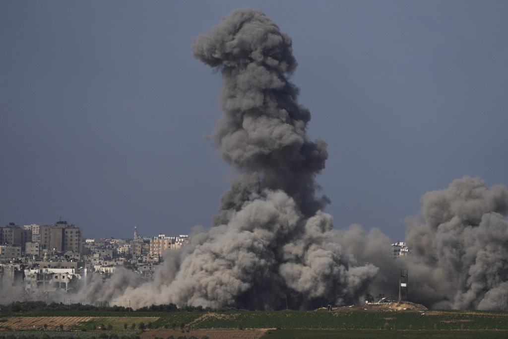 Israel hits more targets in Gaza in advance of expected ground offensive