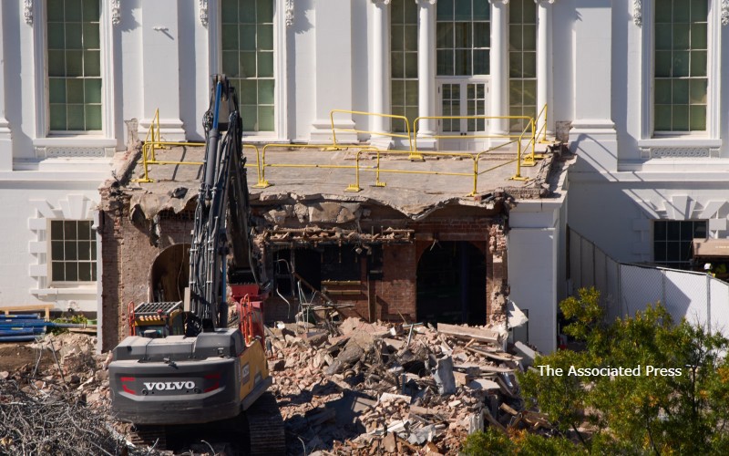 White House ballroom construction gives Left another chance to cry about Trump