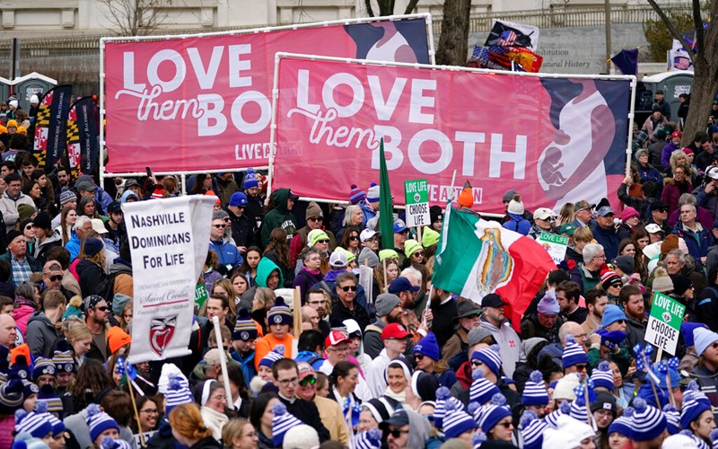 Pro-life supporters celebrate the end of Roe...but say the battle is not over