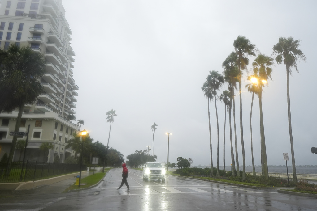 Dire warnings to flee as Hurricane Milton begins to lash Florida: 'This is your last chance'