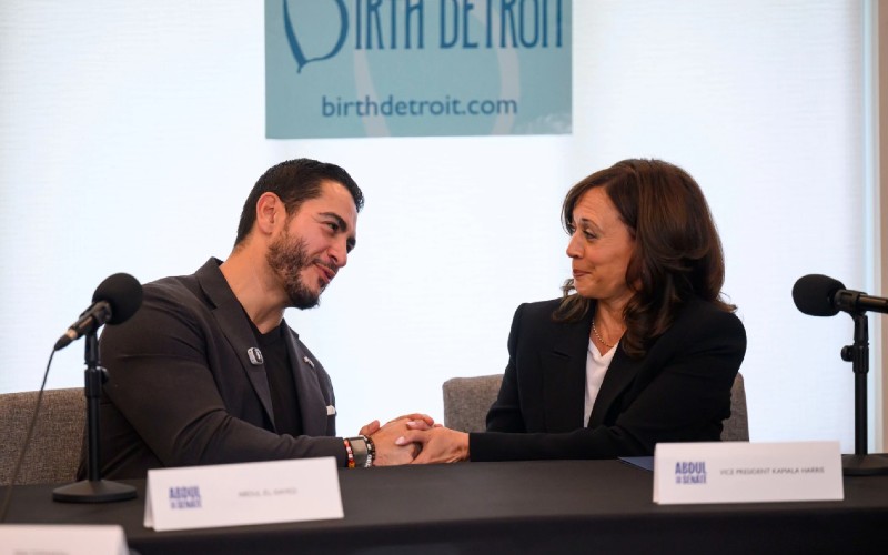El-Sayed's judgment questioned as Harris rallies for his Senate bid