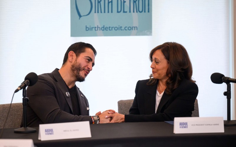 El-Sayed's judgment questioned as Harris rallies for his Senate bid