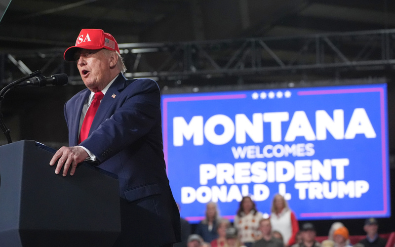 Trump makes 2nd Amendment pitch as he campaigns for GOP in Montana
