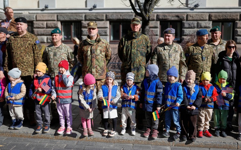 Lithuanians bid farewell to 4 US soldiers who died during training exercise