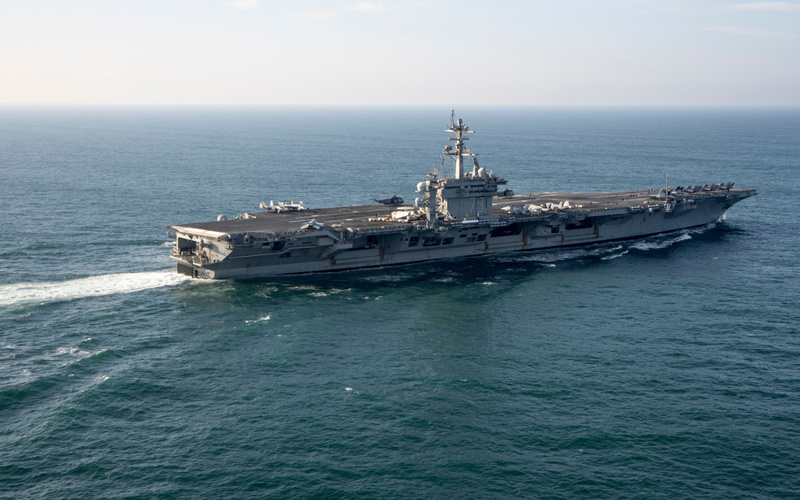 US aircraft carrier arrives in Middle East to relief long-deployed USS Lincoln