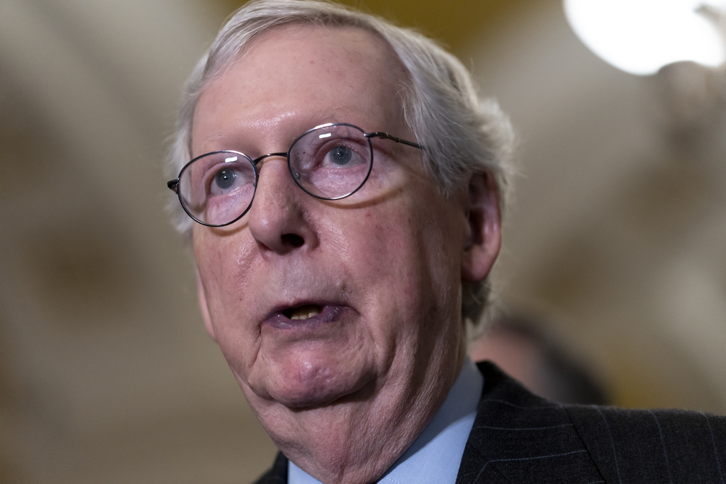 Senate GOP leader Mitch McConnell hospitalized after fall