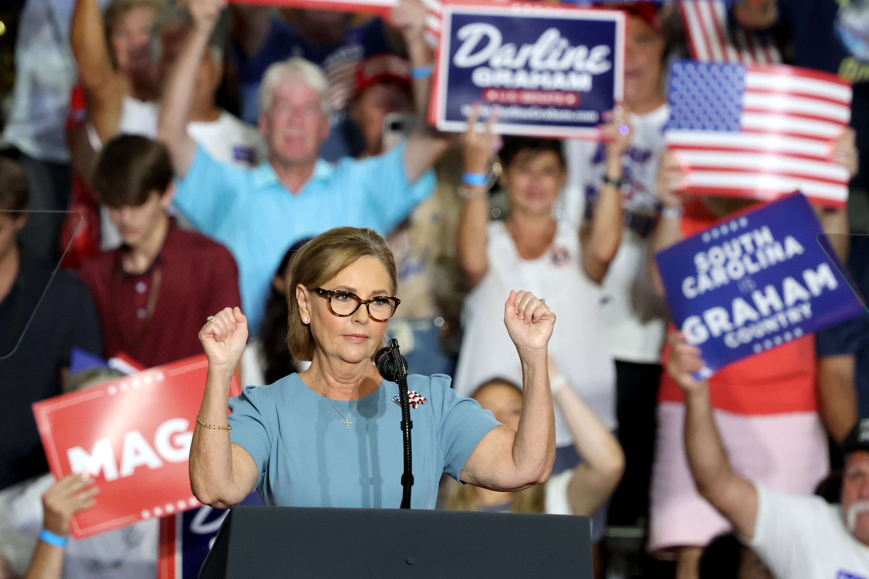 Trump urges South Carolinians to make Sen. Darline Graham the GOP nominee for US Senate