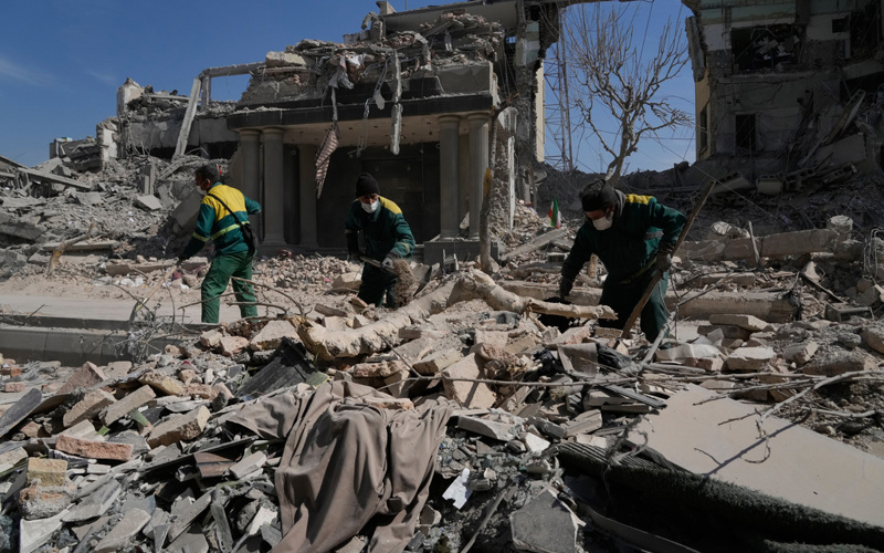 Explosions heard in Tehran and Jerusalem on fifth day of war