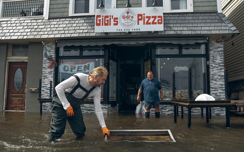Powerful nor’easter floods Northeast again