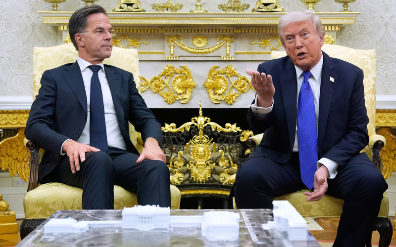 Trump to meet NATO leader Rutte as he muses about pulling out of the military alliance