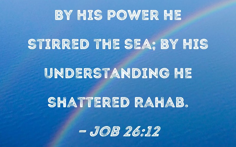 Is Rahab present in both Job and Joshua?