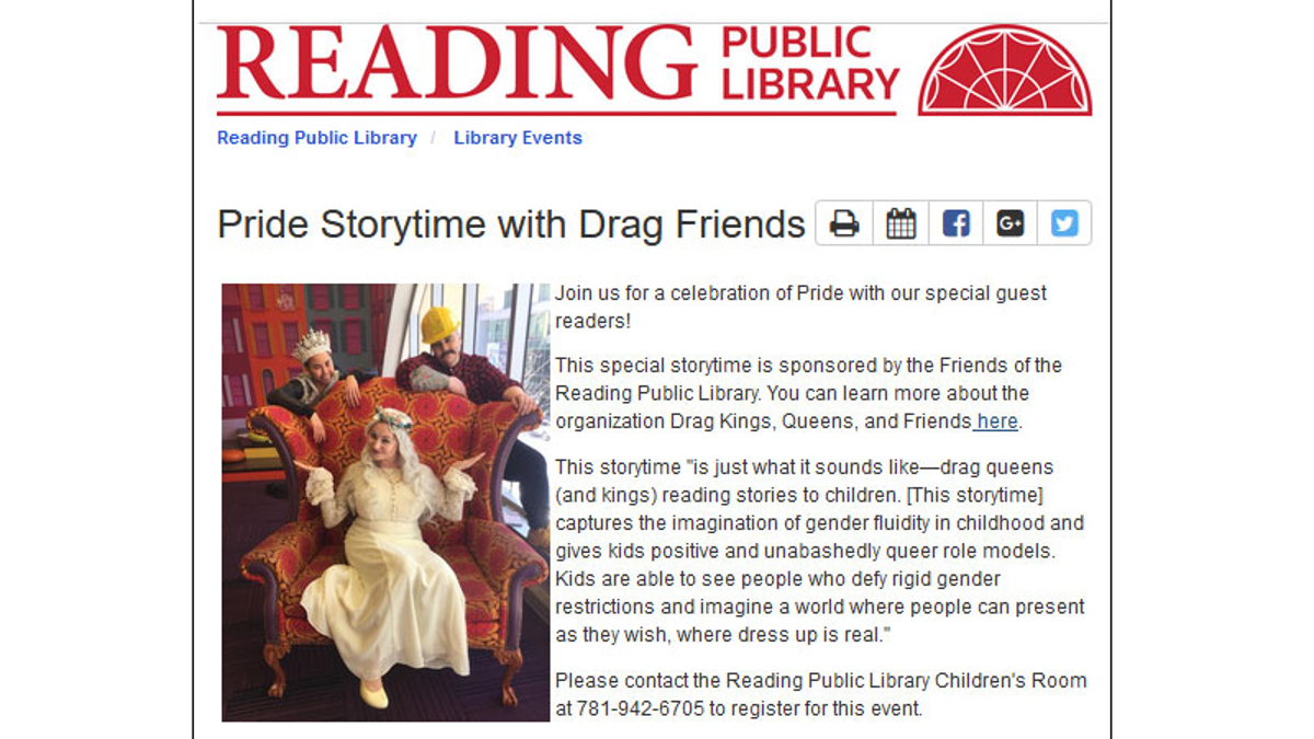 Group says it cornered public library over 'story hour' background checks - Vimarsana News
