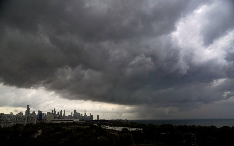 Flights grounded in Chicago, power knocked out as severe weather pounds Illinois, Indiana