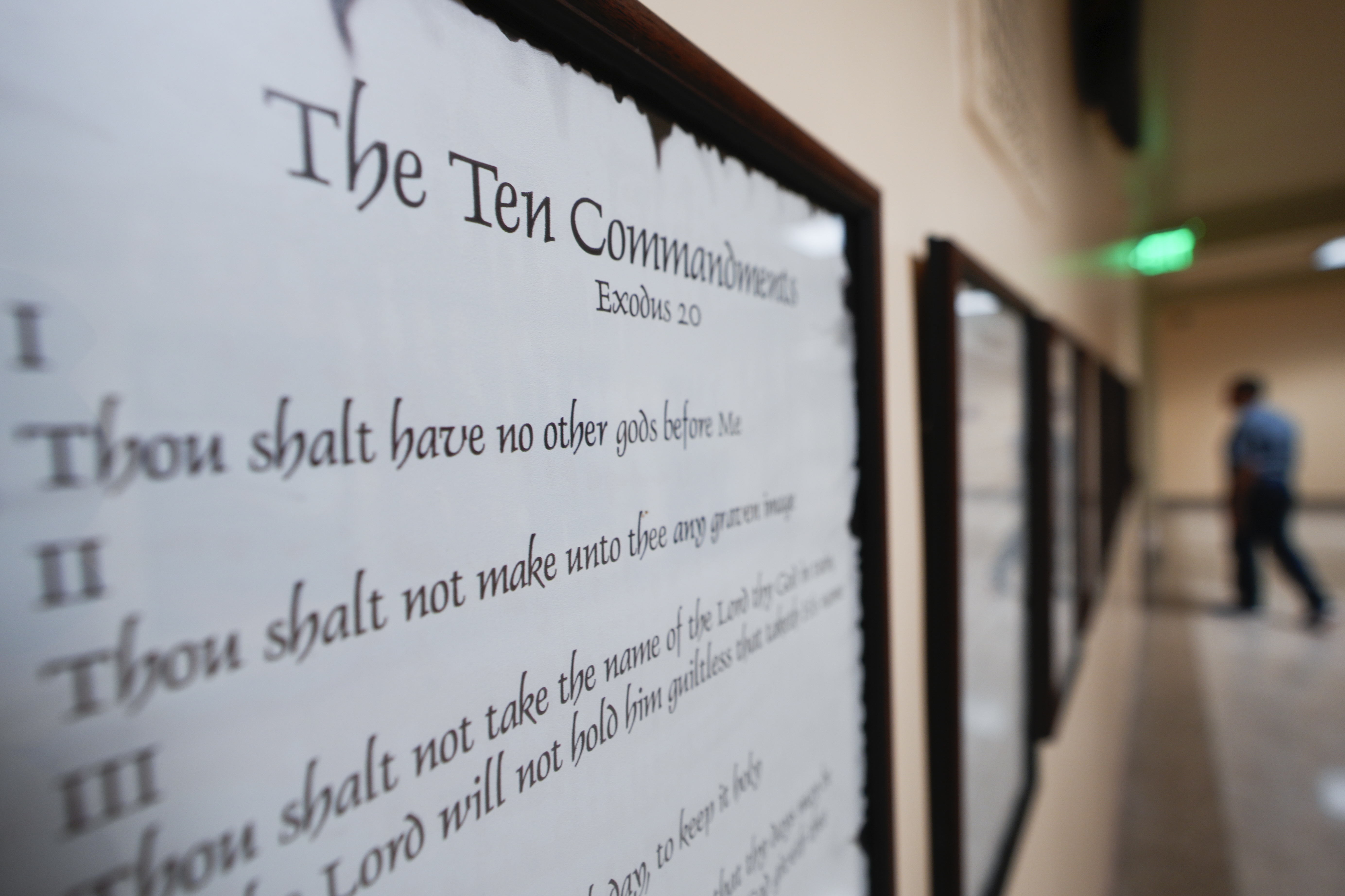 Judge hears arguments to block 10 Commandments displays in schools