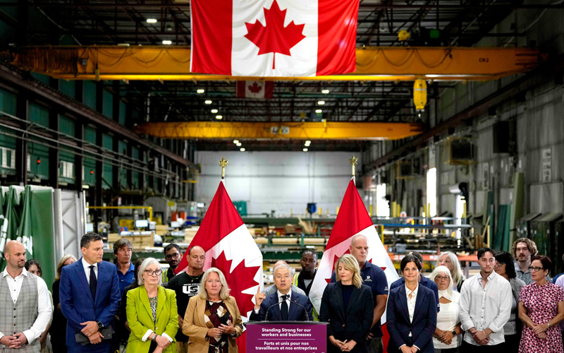 Canada fires back in trade war moves with Trump