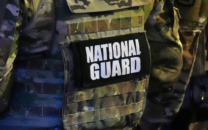 Define Shot AFN - National Guard member is shot while breaking up a fight in Washington