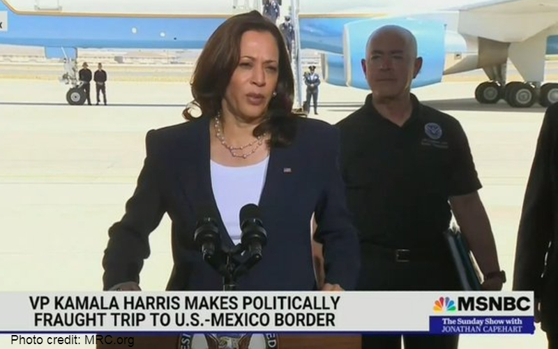 After abandoning Biden, media circles wagons around 'border czar' Harris