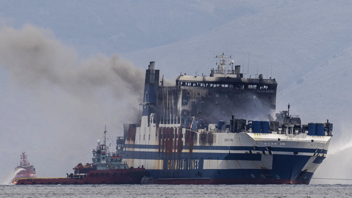 Survivor found in burning ferry off Greek island; 11 missing - Vimarsana News