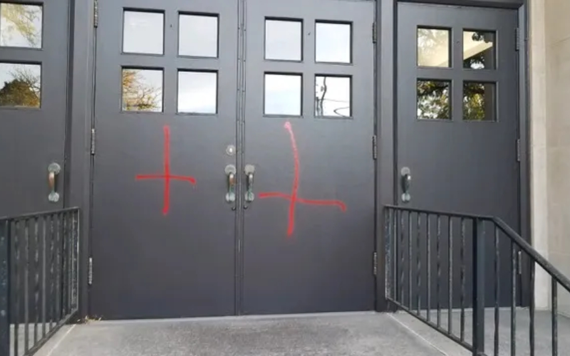 Church wants justice, and Christ's forgiveness, for trio of vandals