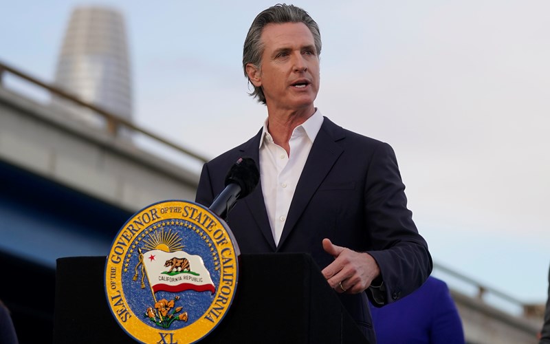 California governor launches ads to fight abortion travel bans