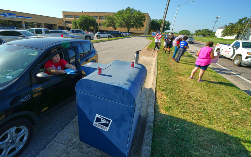 Court panel declines to block Trump's mail ballot order