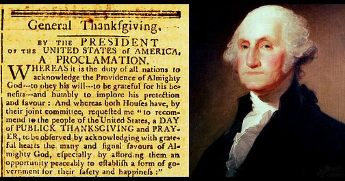 Thanksgiving Proclamation 1789