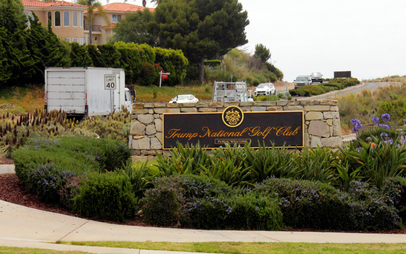 Weapons found on man arrested at Trump golf course near Los Angeles