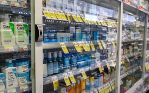 Aisle of locked-up merchandise a striking symbol of societal rot