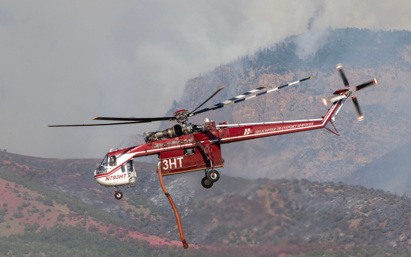 Pilots of helicopter that crashed while fighting wildfire in Utah are dead, officials say