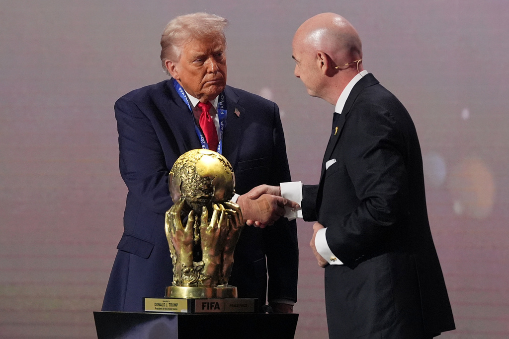 FIFA honors Trump with its new peace prize