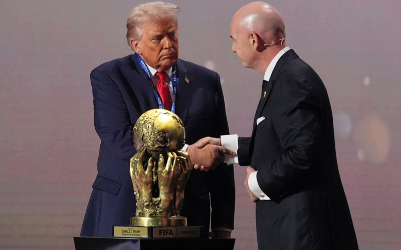 FIFA honors Trump with its new peace prize