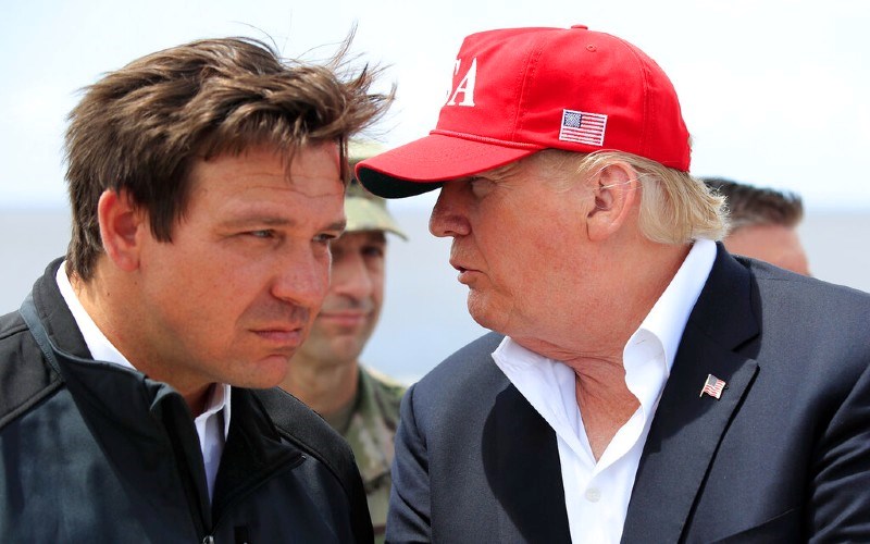 DeSantis's momentum and Trump's mouth headed for collision course