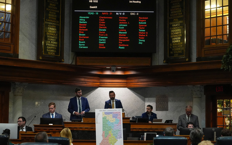 Indiana Republicans reject redistricting proposal endorsed by Trump