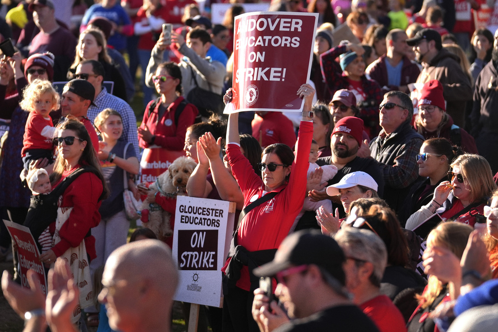 Striking teacher unions in Massachusetts face growing fines for refusal to return to work