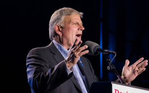 Land delights in Graham's message to soul-selling Dems