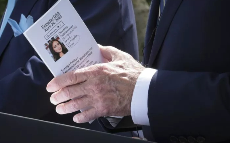 Biden-defending press, that lied for four years, was bullied to comply