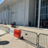 Fencing up around Kennedy Center building